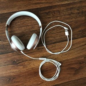 Wireless Rose Gold Beats Headphones